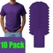 Gildan Men's Ultra Cotton Short Sleeve T-Shirt, Adult Purple Color Craft Bundle Blank Tee Set, S–5XL